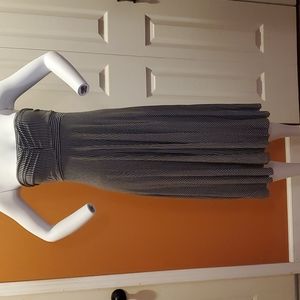 L, Elan, Striped, 8 Way, Convertible, Dress